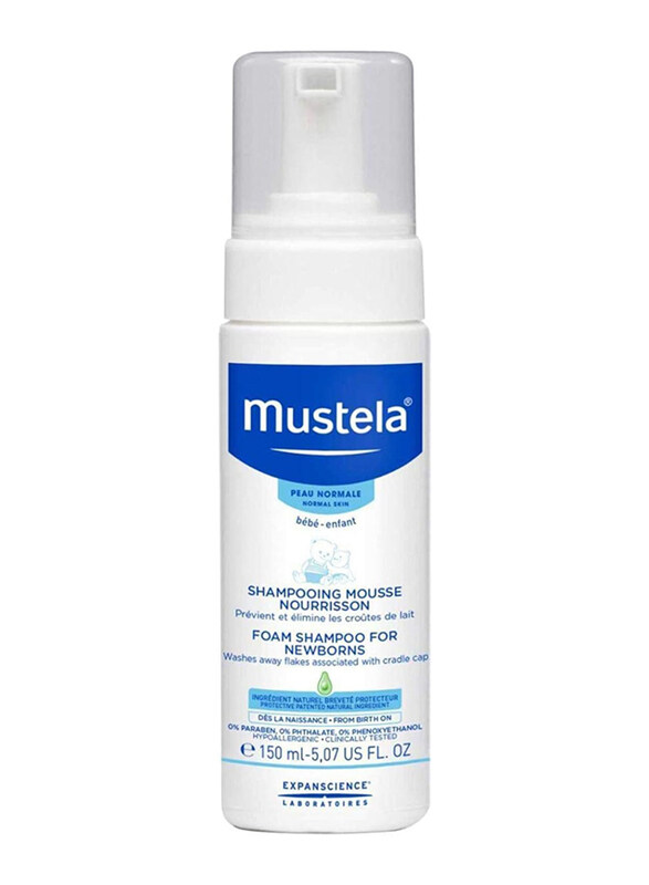 

Mustela 150ml Foam Shampoo for Babies, White