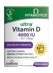 Vitabiotics Ultra Vitamin D 4000IU, 96 Tablets