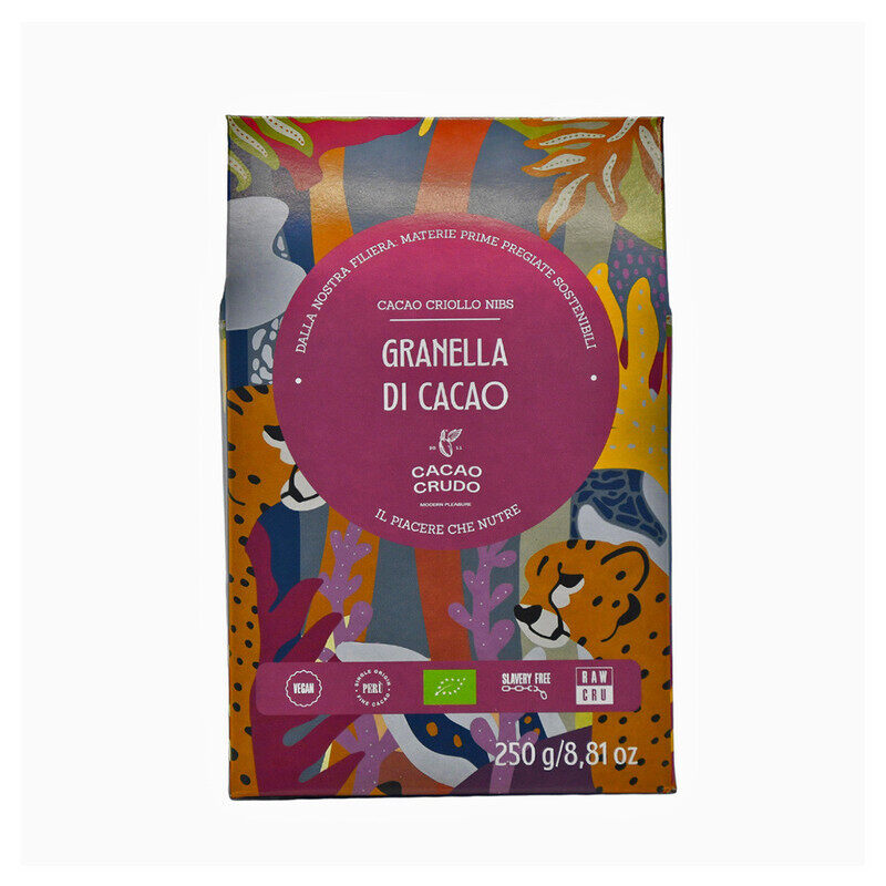 

Cacao Crudo Organic Peruvian Criollo Cocoa Nibs - vegan 250 gr