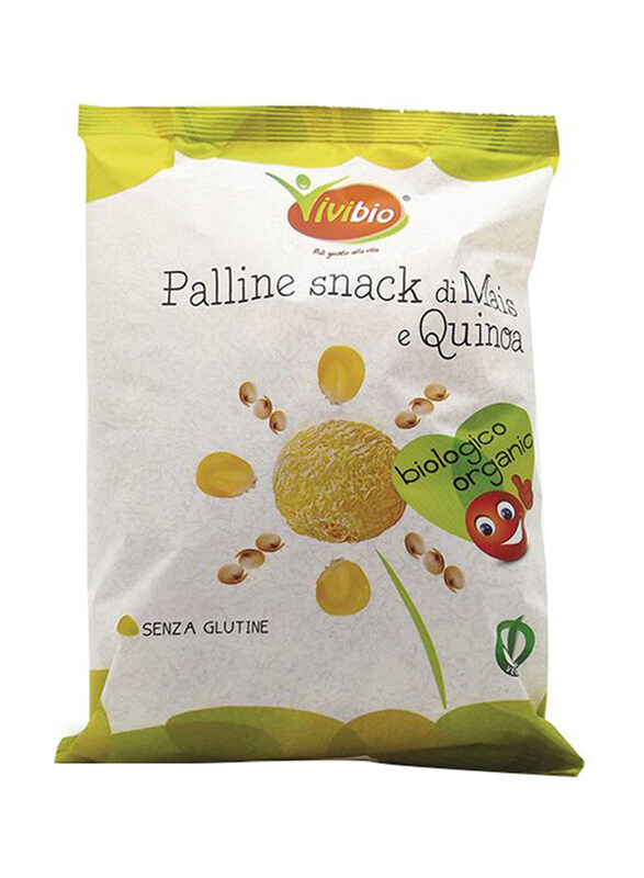 

Vivibio Corn & Quinoa Snack Balls, 40g