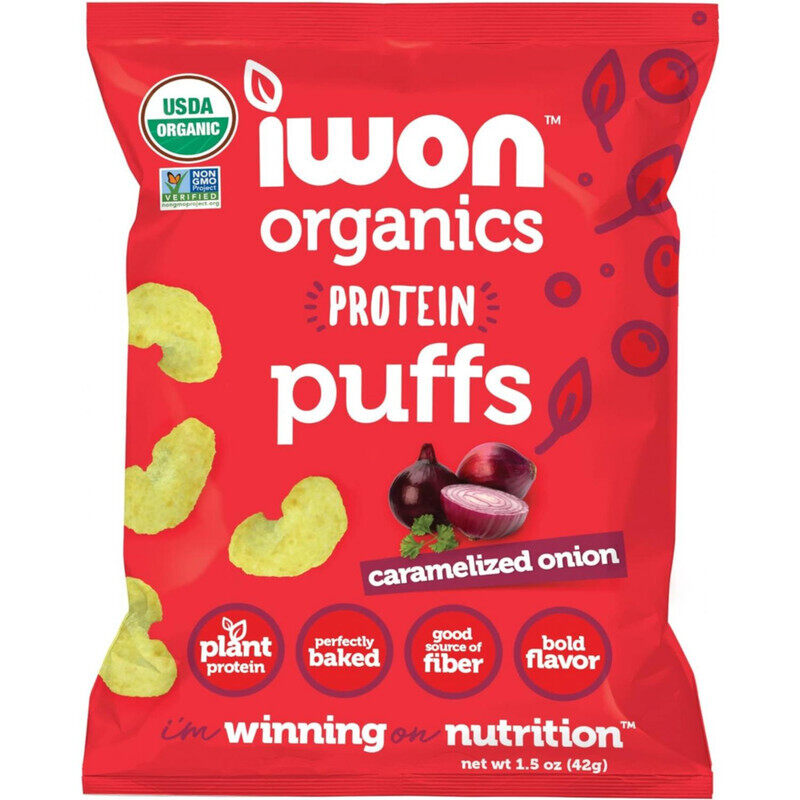 

Iwon Organics Caramelized Onion Protein Puffs 42 g