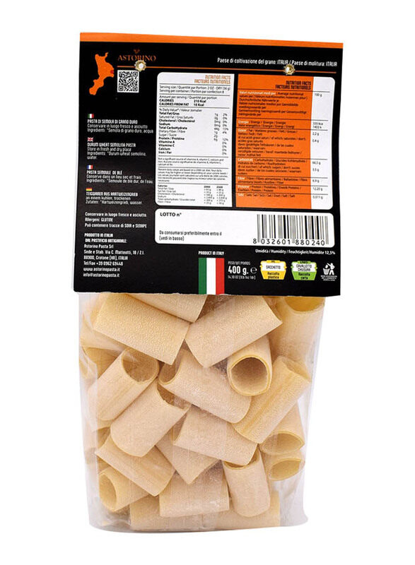 

Astorino Wheat Pasta Paccheri, 500g