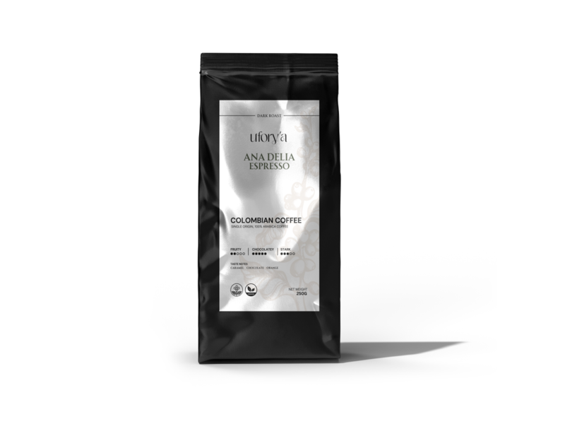 

Ufory'a Organic Coffee Beans (Ana Delia Espresso) - 250g