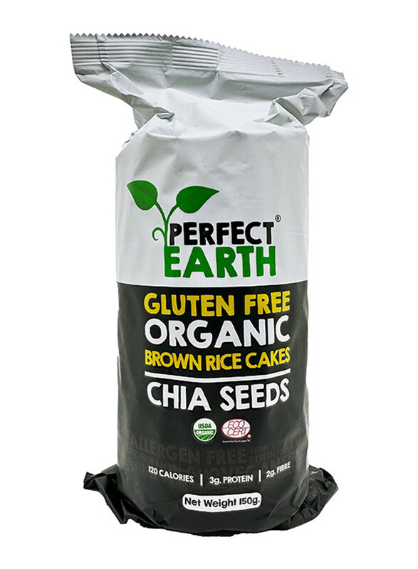 

Perfect Earth Brown Rice with Chia Seeds Cakes, 150g
