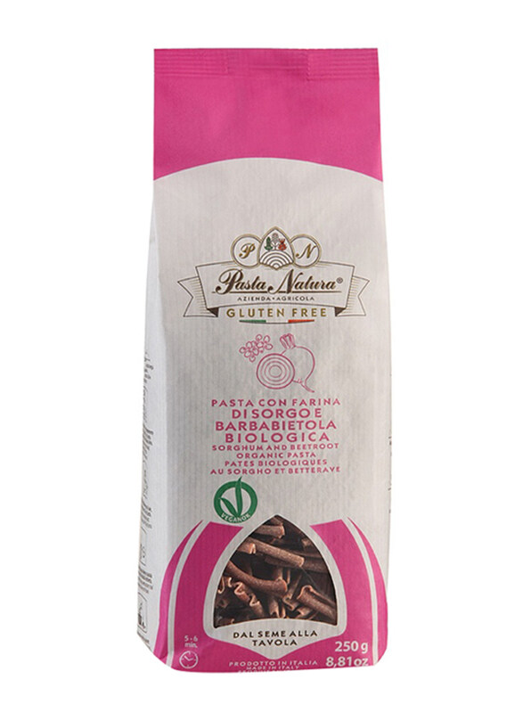 

Pasta Natura Sorghum & Beetroot Pasta (Vegan Fusilli), 0.25 Kg