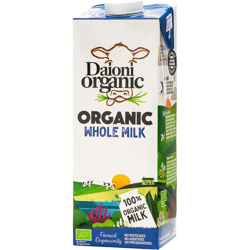 

Daioni Organic Whole UHT Milk 1L