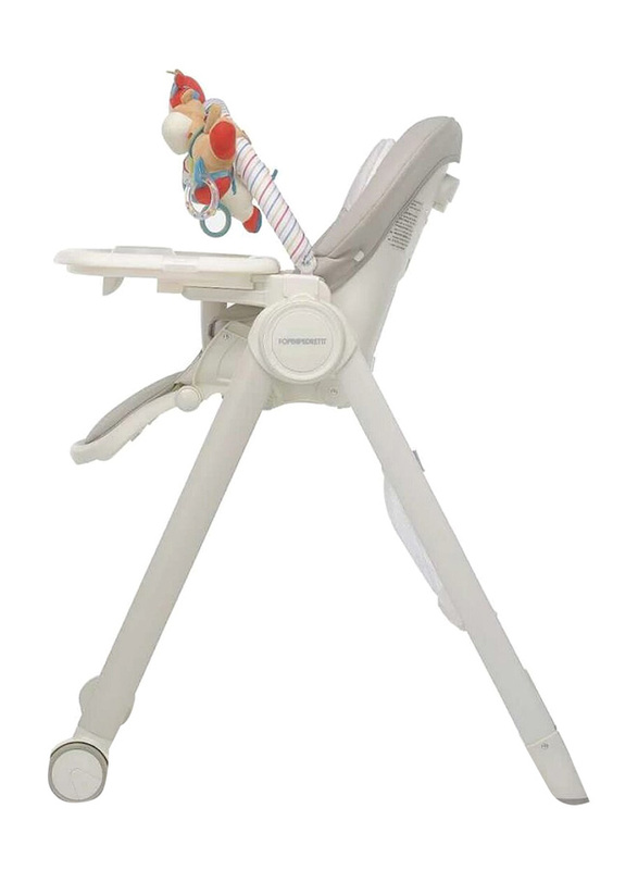 Foppapedretti Misterchef Puppy Folding Compact Highchair, Grey