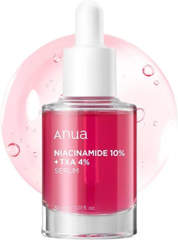 

Anua 10% Niacinamide+ 4% Tranexamic Acid Serum, Ceramide, Hyaluronic Acid, Vitamin B12 natural color, for Sensitive skin, Korean Glass Skin, Fragrance