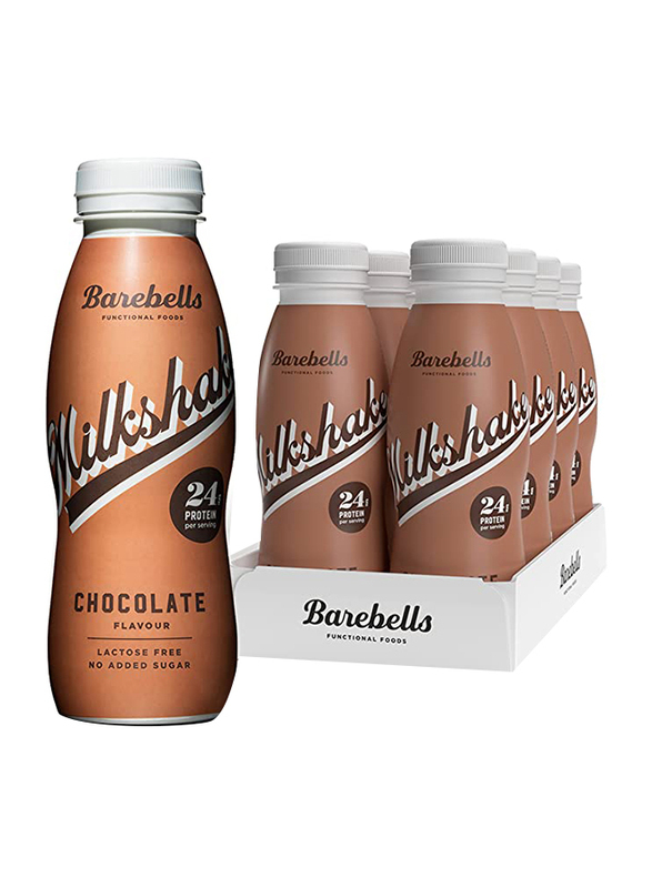 Barebells Protein Milkshake, 8 x 330ml, Chocolate