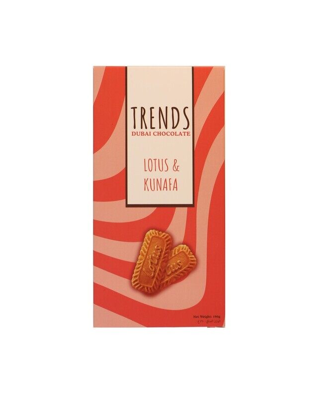 

Trends Dubai Chocolate, Lotus & Kunafa - 190g x 12