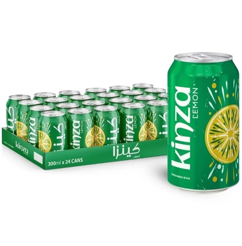 

KINZA LEMON SOFT DRINK - 300 ml x 24