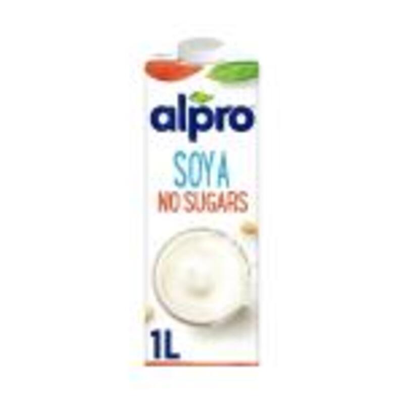 

Alpro Soya Milk Drink, No Sugar - 1 Liter x 12