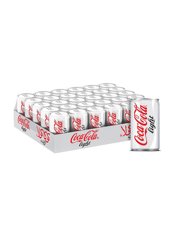 

Coca Cola Light Soft Drink, 30 Cans x 150ml