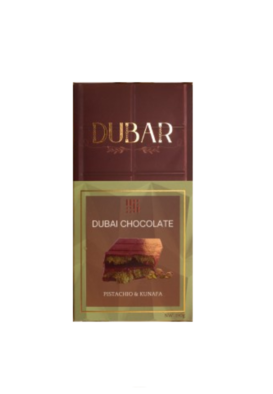 

Dubar Dubai Chocolate, Kunafa & Pistachio - 190g x 12