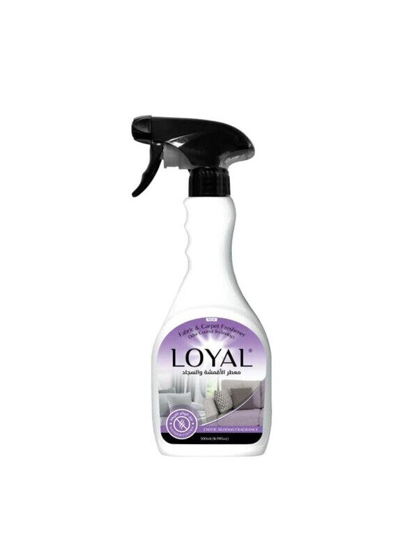 

Loyal Anti-bacterial Fabric & Carpet Freshener, Exotic Bloom Fragrance - 500 ml x 2