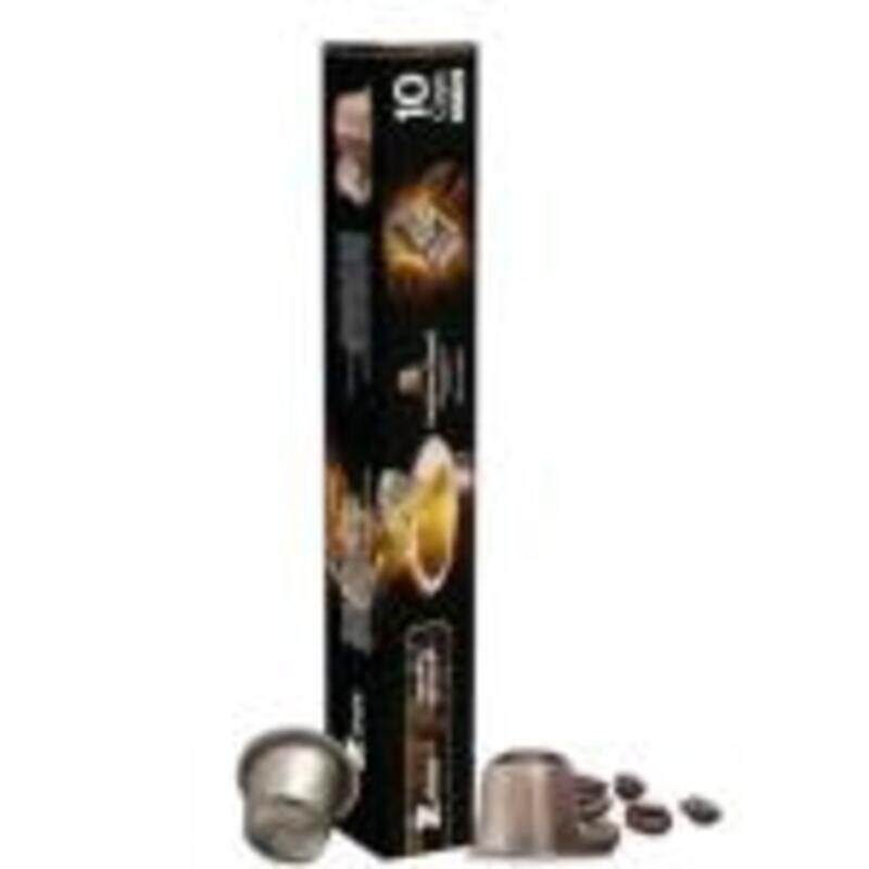 

ZChoice Medium Roast Aluminum Nespresso Coffee Capsule, Intensity 8 - 60g x 10 x 25