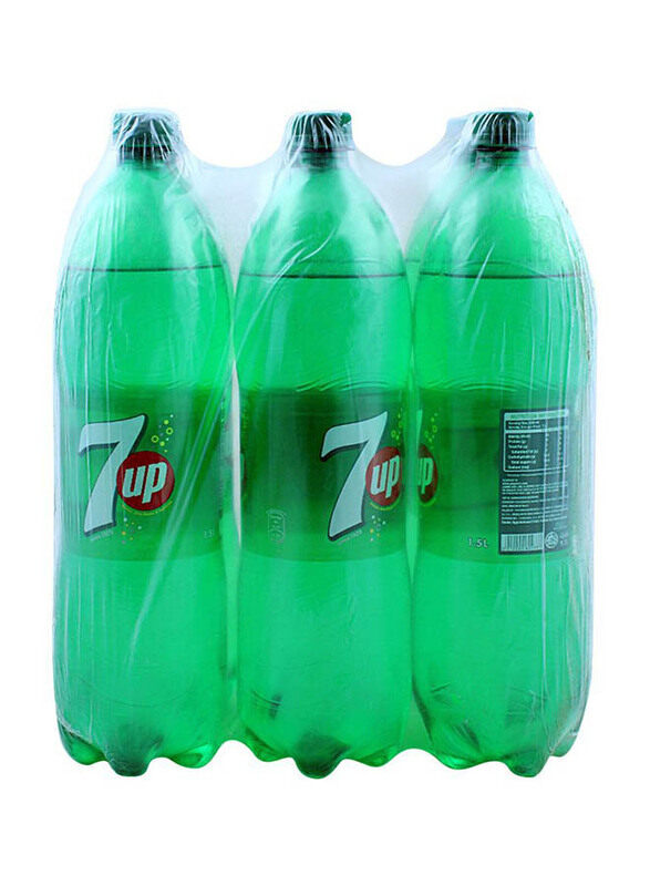 

7Up Reguar Soft Drink, PET Bottle, 6 x 1.5 Liter