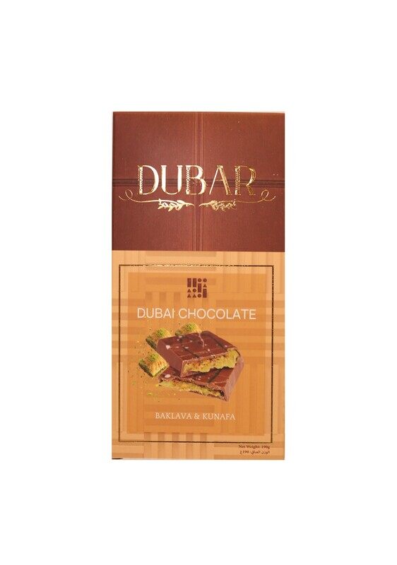 

Dubar Dubai Chocolate, Baklava & Kunafa - 190g x 12