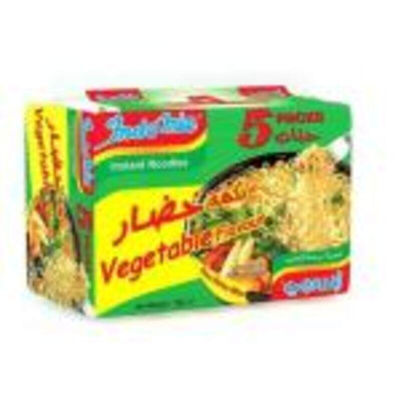 

Indomie Vegetable Flavour Noodles, Soto - 75g x 5