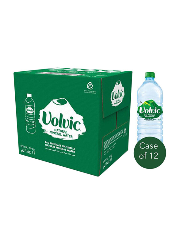 

Volvic Natural Spring Water, 12 Bottles x 1.5 Liter
