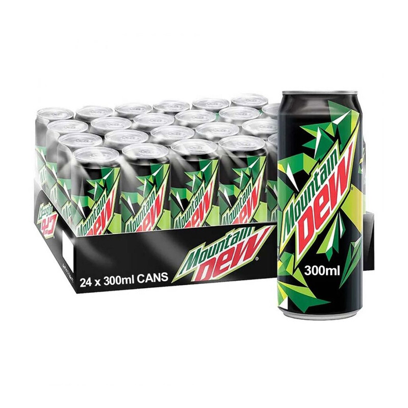 

Mountain Dew, Can - 300 ml x 24