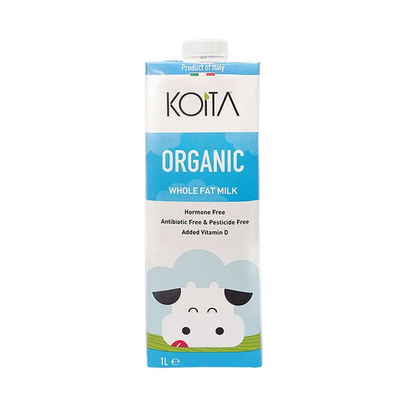 

Koita Organic Milk, Whole Fat - 1 Liter x 12