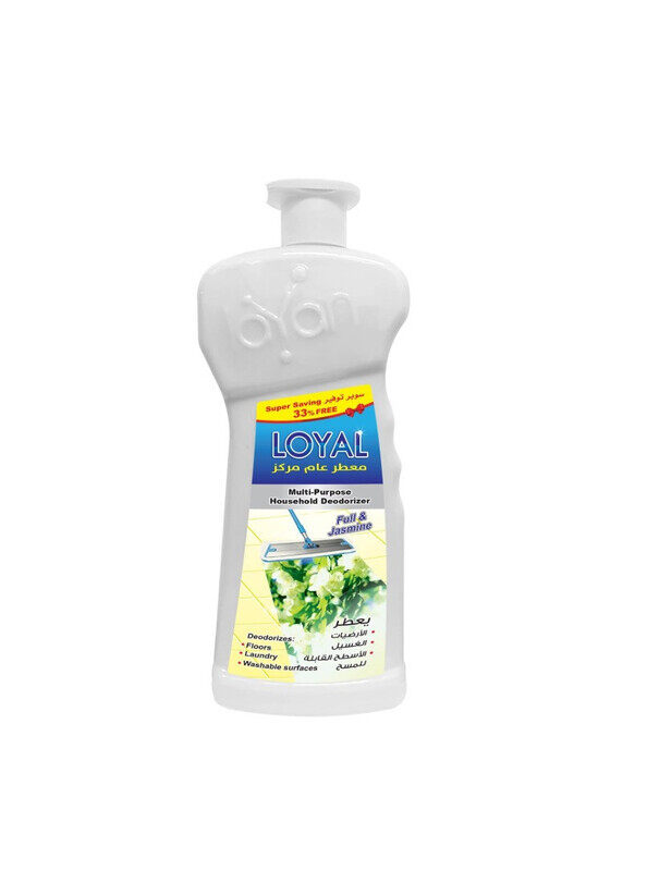 

Loyal Multi-Purpose Household Deodorizer Concentrated Gel, Full & Jasmine Scent - 2100 ml x 2