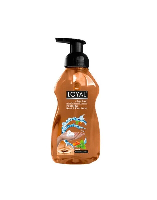 

Loyal Foaming Hand & Body Wash, Patchouli & Amber Scent - 500 ml x 2