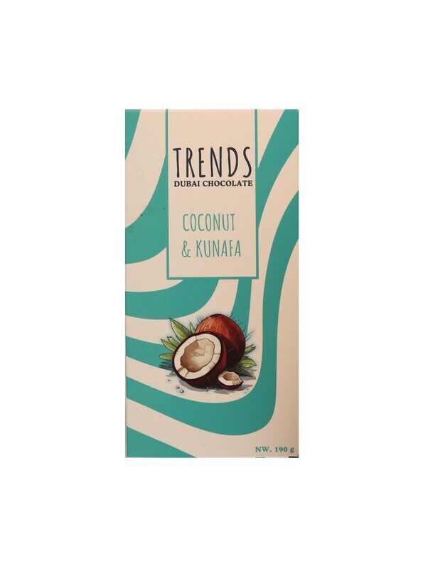 

Trends Dubai Chocolate, Coconut & Kunafa - 190g