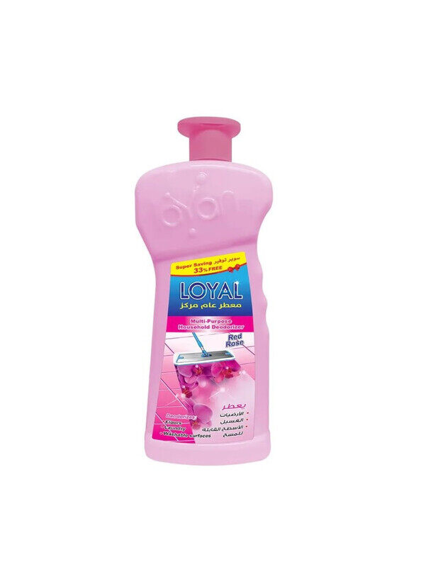 

Loyal Multi-Purpose Household Deodorizer Concentrated Gel, Red Rose Scent - 2100 ml x 2