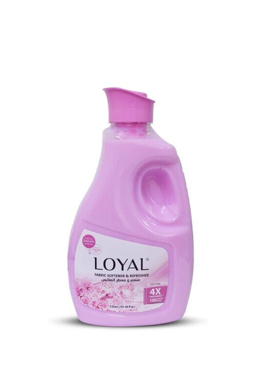 

Loyal Fabric Softener, Soft Pink - 3000 ml x 4
