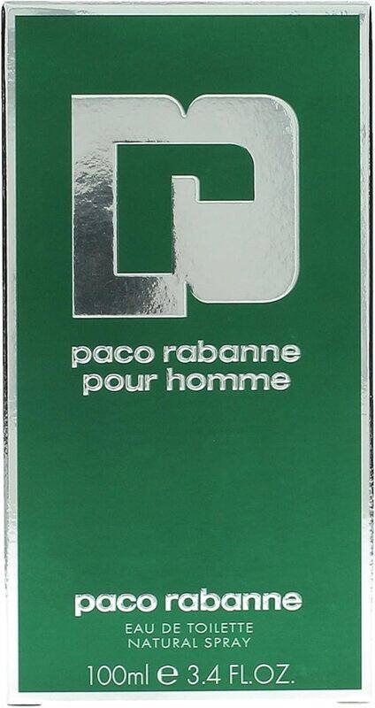 

Paco Rabanne Pour Homme - Perfume for Men, 100 ml - EDT Perfume Spray