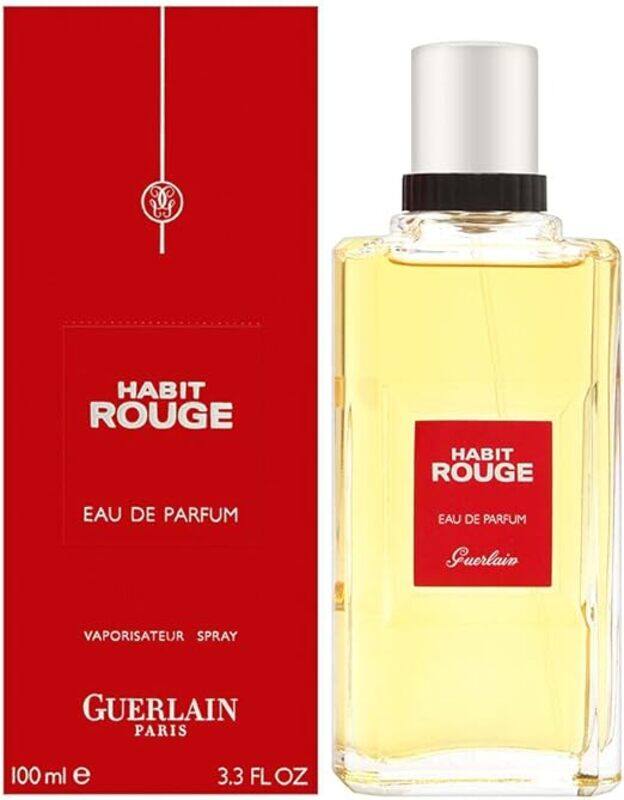 

Guerlain Habit Rouge - Perfume for Men, 100 ml - EDP Perfume Spray