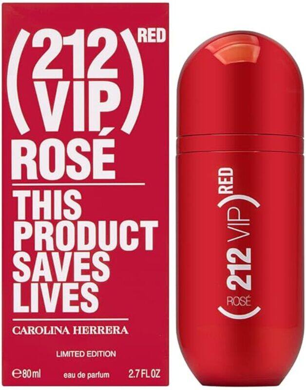 

CAROLINA HERRERA 212 Vip Rose Red Limited Edition Eau De Parfum For Women, 80 ml