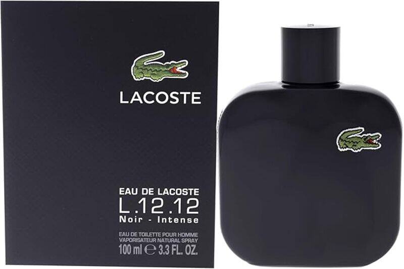 

Eau De LACOSTE L.12.12 Noir - Perfume For Men - Eau De Toilette, 100 ml