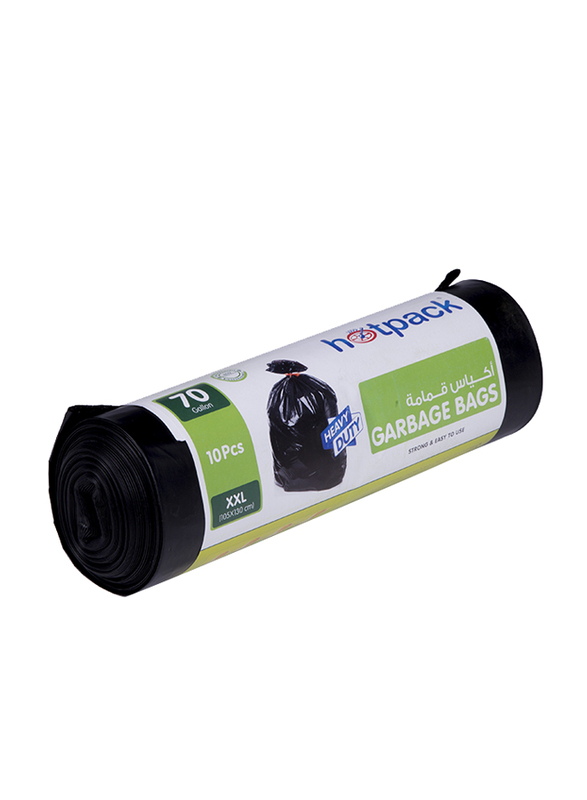 Hotpack Garbage Bag Roll, XX-Large, 105 x 130cm, 10 Pieces