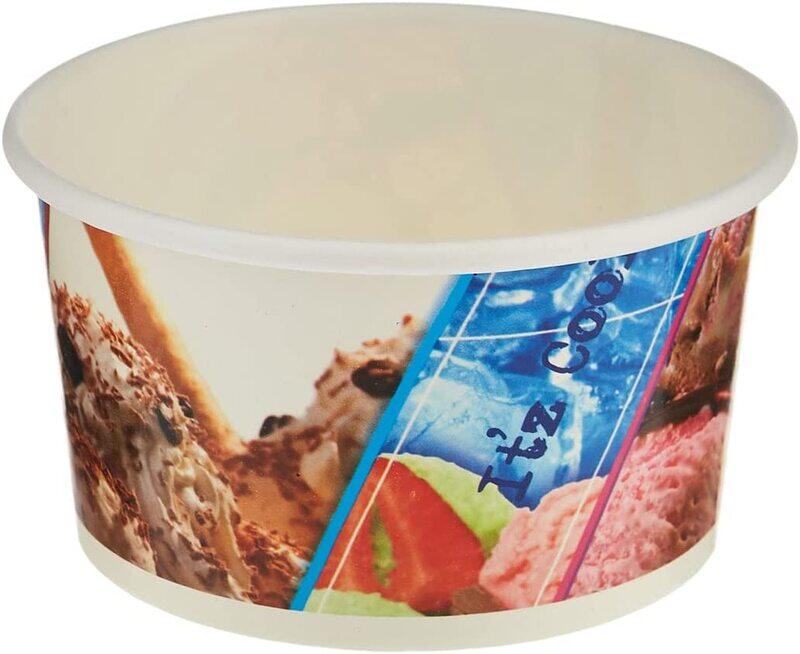 

Hotpack 5 x 120ml Paper Ice Cream Cup, Multicolour