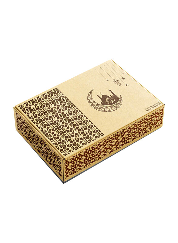 

Hotpack Ramadan Printed Meal Box, 1 Piece, Brown
