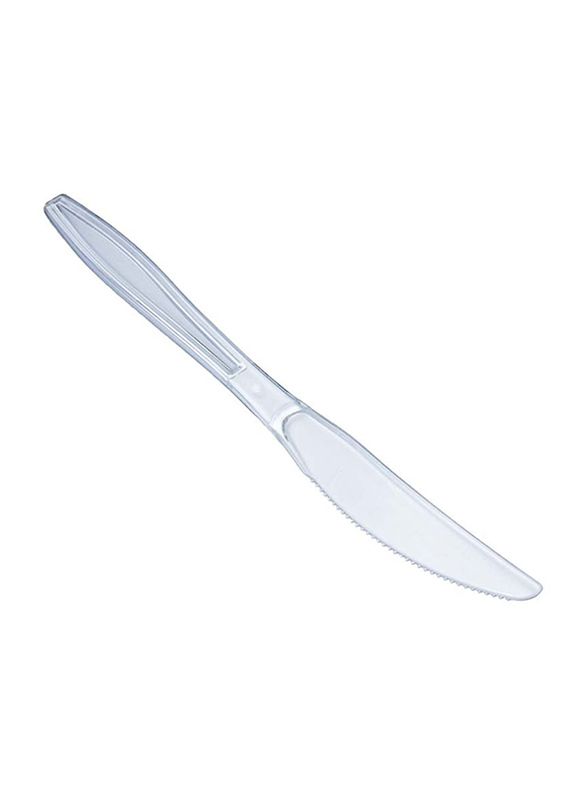 هوت باك سكاكين بلاستيكية لاستخدام مرة واحدة من 50 قطعة، CPK، شفاف