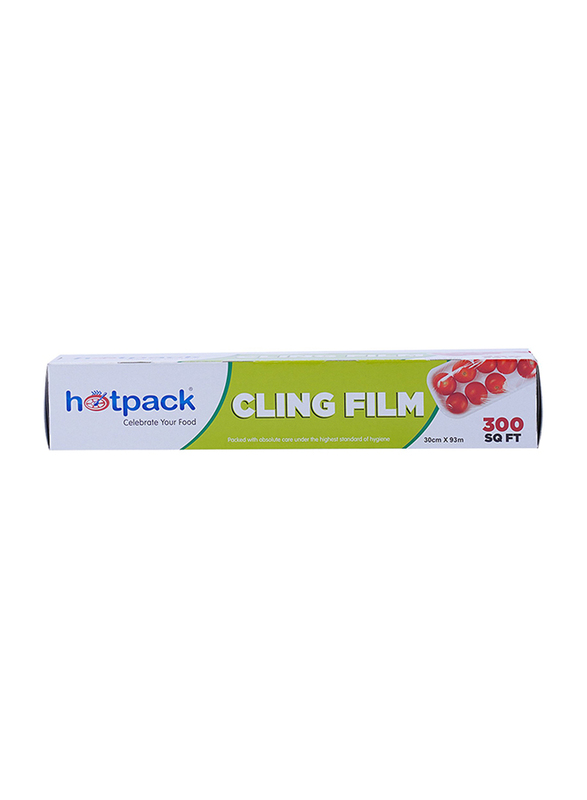 Hotpack Cling Film Food Wrap, 30cm x 93cm, 300 sq.ft.