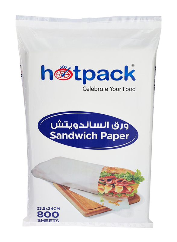 Hotpack Sandwich Paper, 800 Pieces