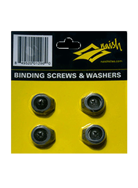 Naish Apex Screw & Washer Set, 4 Pieces, Black