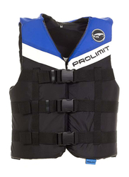 Prolimit Nylon 3-Buckle Vest, Large, Blue/Black/White