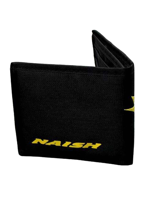 Naish Bi-Fold Wallet for Men, Black