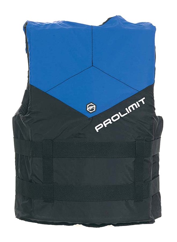 Prolimit Nylon 3-Buckle Vest, Large, Blue/Black/White