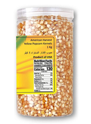 American Harvest Yellow Popcorn Kernels Jar, 1 Kg