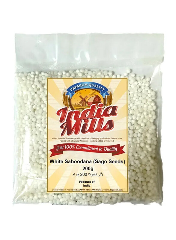 

India Mills Sago Seeds White (Saboodana), 200g