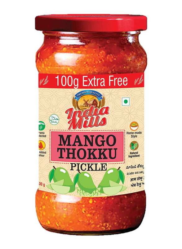 

India Mills Thokku Mango Pickle (Shredded Mango), 400g
