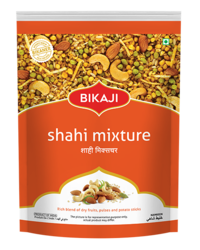 Bikaji Shahi Mixture 200g Pouch , Crispy & Crunchy Traditional Namkeen , Mildly Spiced & Flavorful , Made with All Natural Ingredients , Product of India