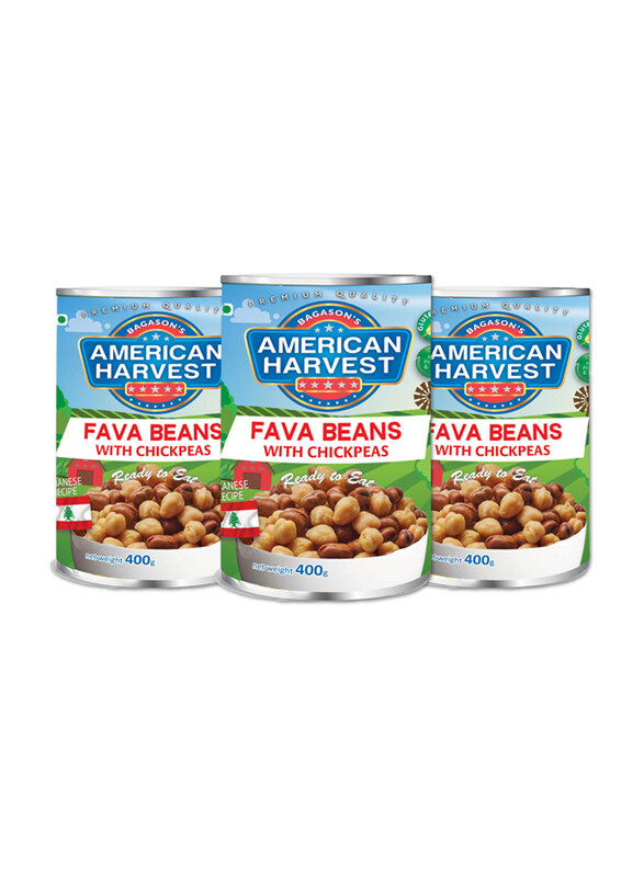 

American Harvest Fava Beans with Chickpeas, 3 x 400g